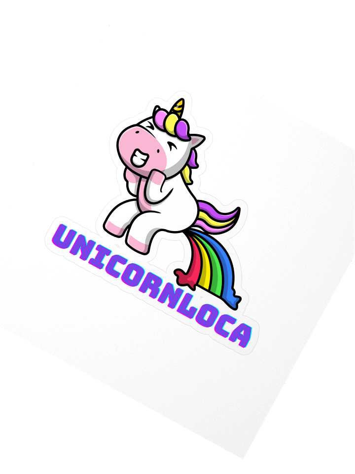 Rainbow Unicorn Kiss Cut Stickers product image (2)