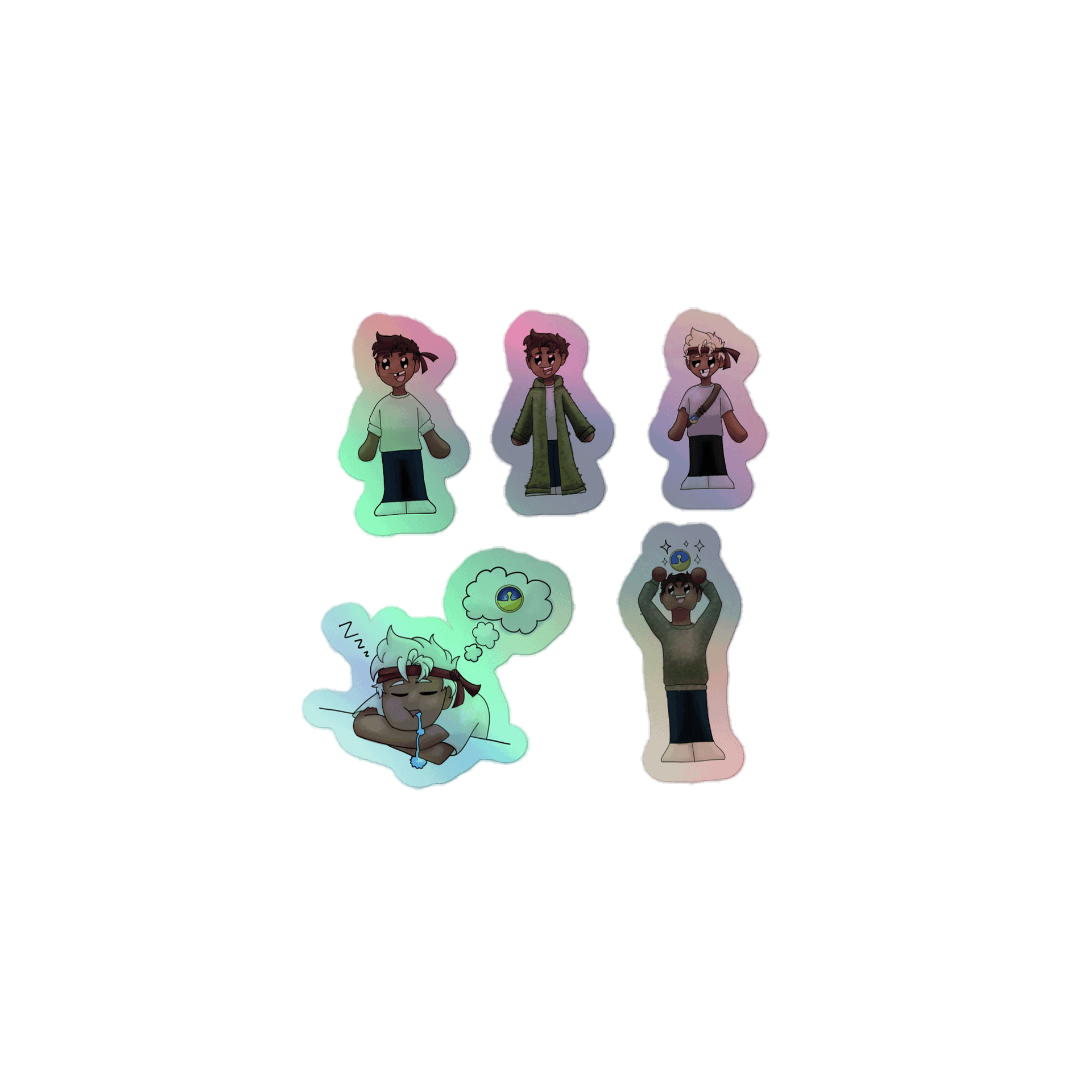 Holographic Tiny BDubs Sticker Sheet product image (1)