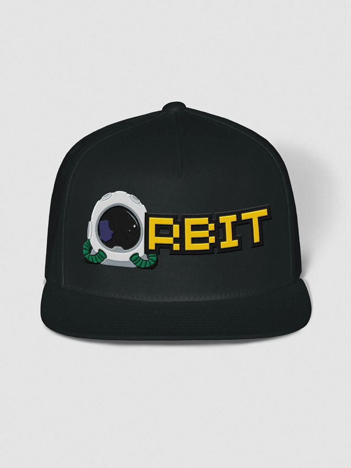 Orbit Flat Brim Hat (arcade text) product image (1)