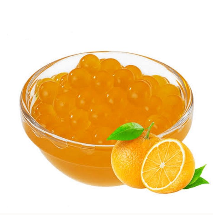 Orange Popping Boba Crystals Delicious Flavour product image (2)