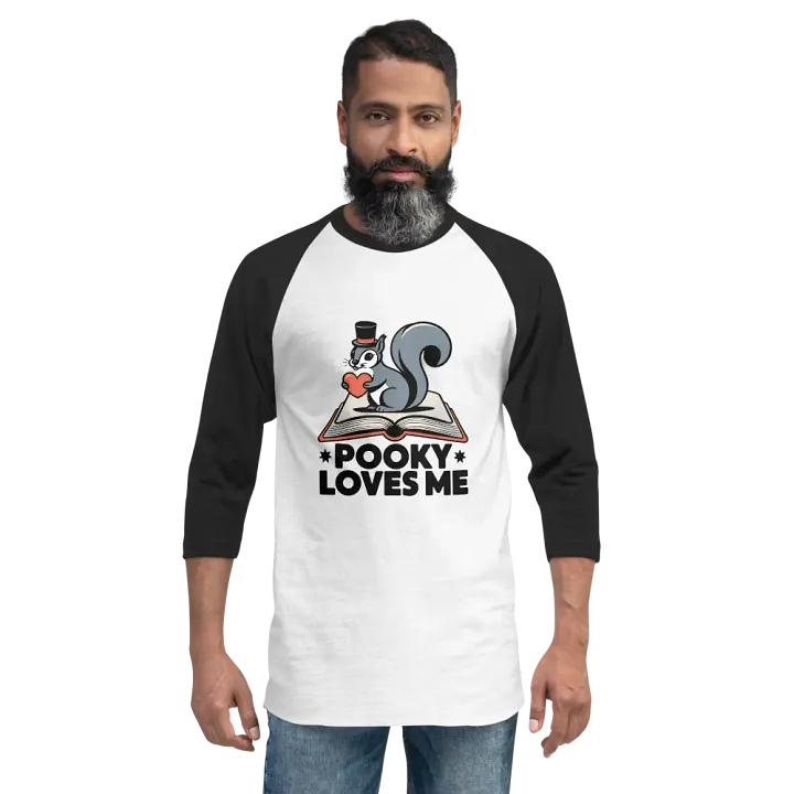 Pooky's Love Adventure Raglan Tee product image (2)