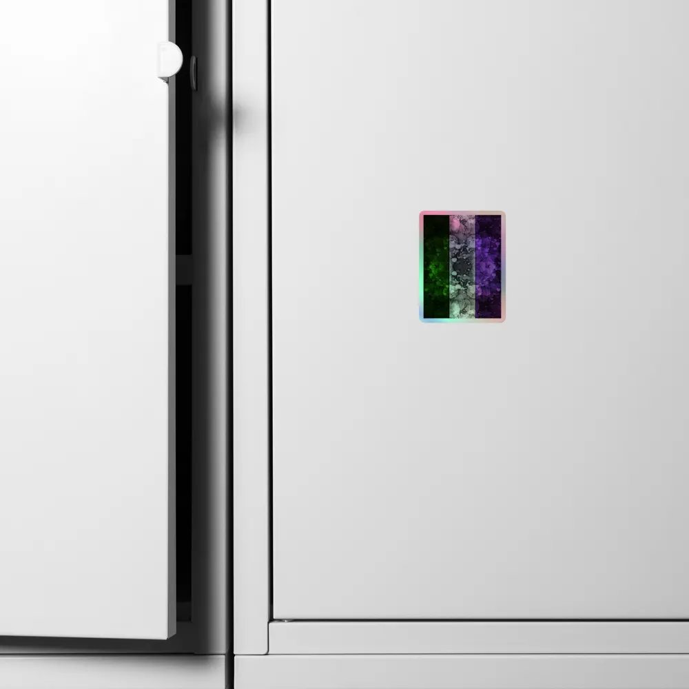 Genderqueer Pride Flag Sticker (Textured Variation) product image (6)