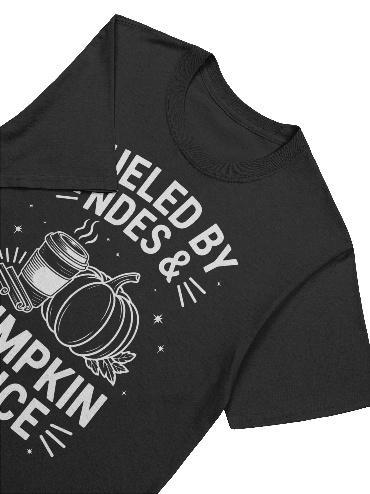Fueled by NDEs & Pumpkin Spice T-Shirt | Spiritual Apparel | NDE | Awakening product image (6)