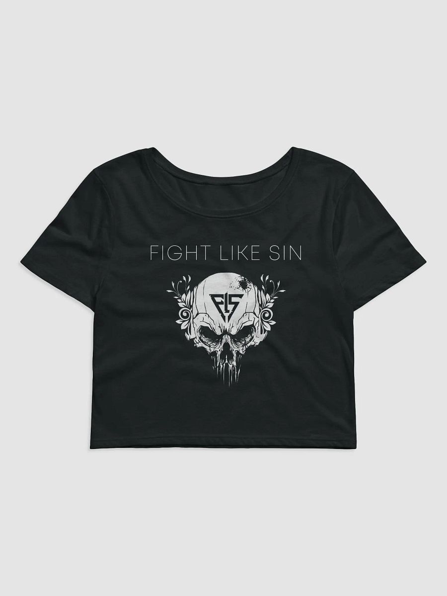 FLS Broken Skull Crop Top product image (1)