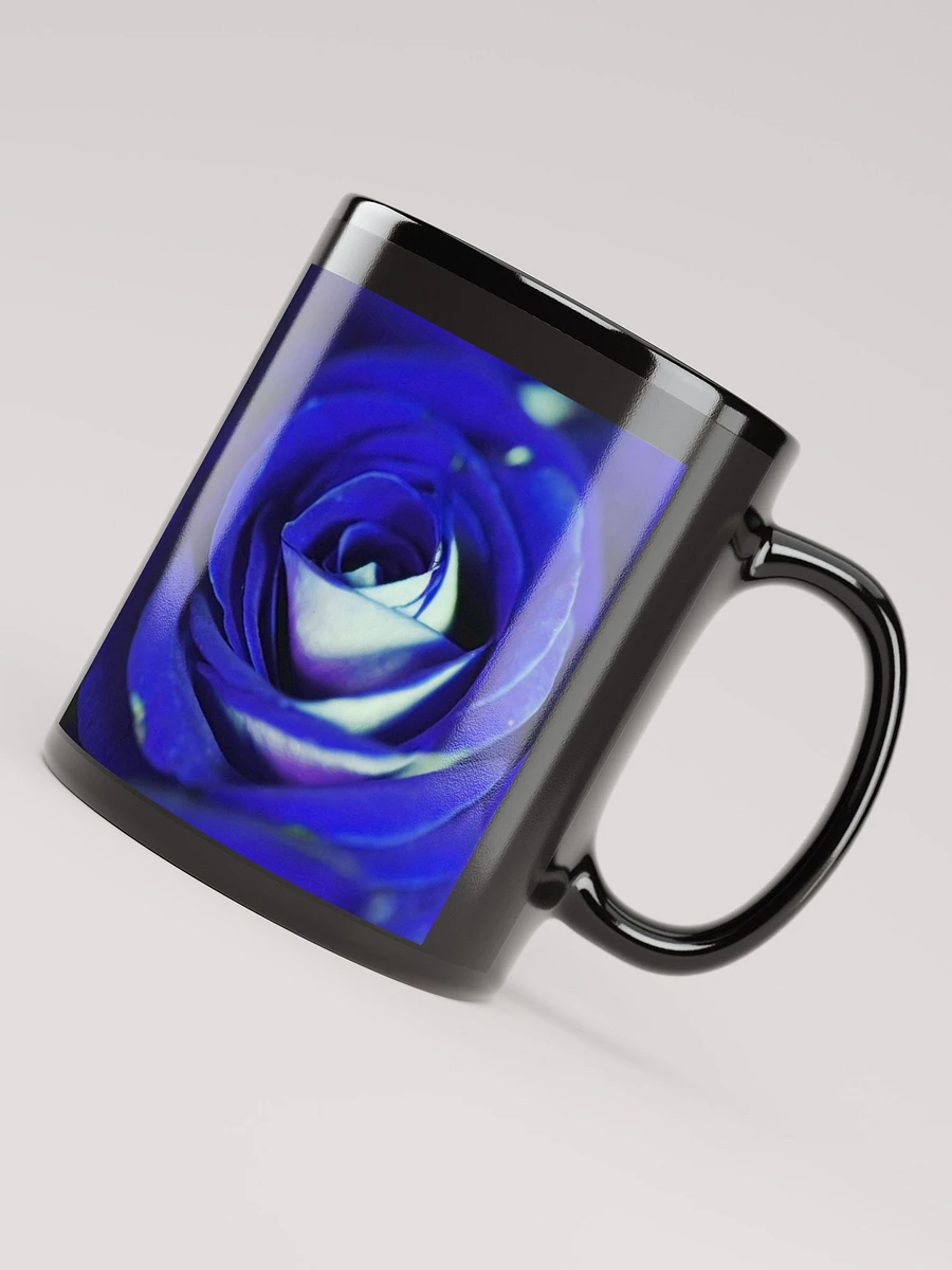 Blue Rose Black Coffee Mug product image (8)