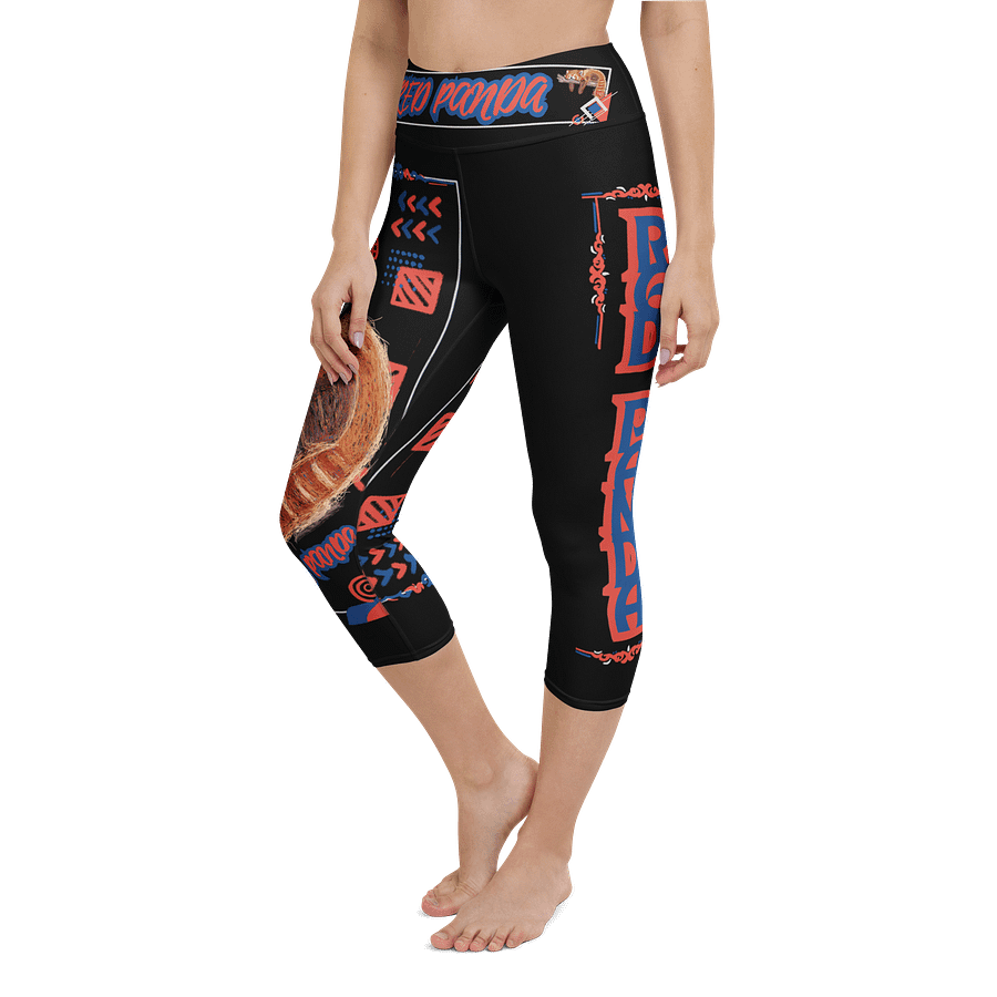 "Zzz" RED PANDA Yoga Capri Leggings product image (6)