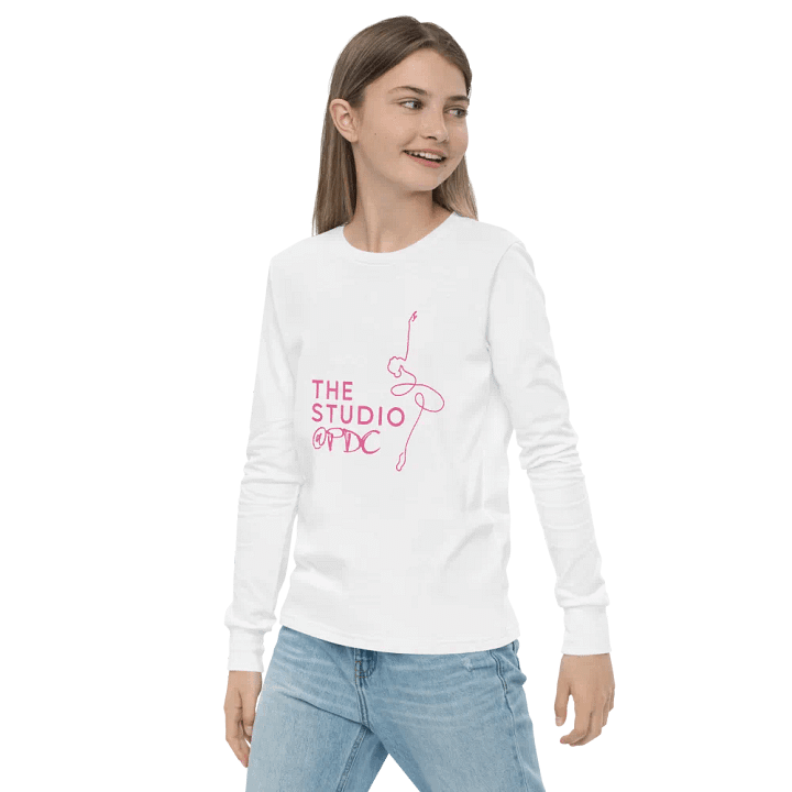 Youth Long Sleeve | Multiple Colours with Pink Logo product image (8)