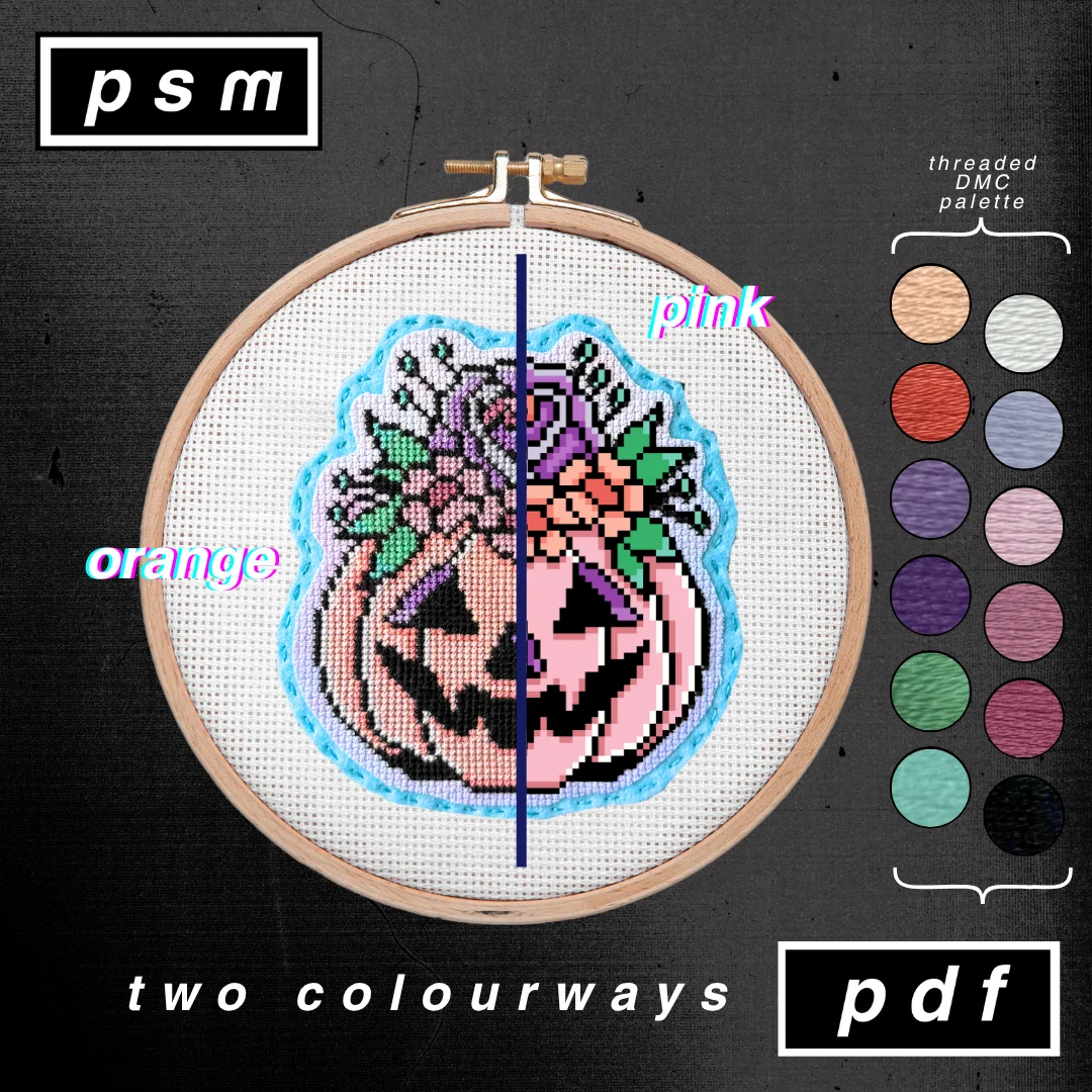 Vintage Pumpkin Bouquet Pattern Set product image (1)