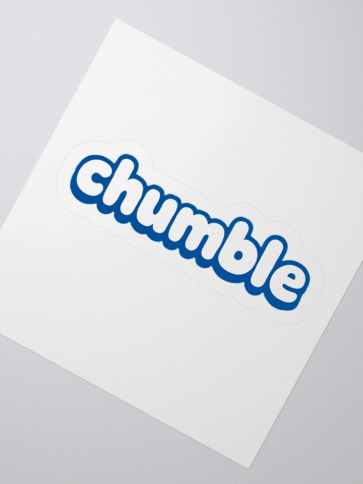 Original Chumble Logo Sticker product image (6)