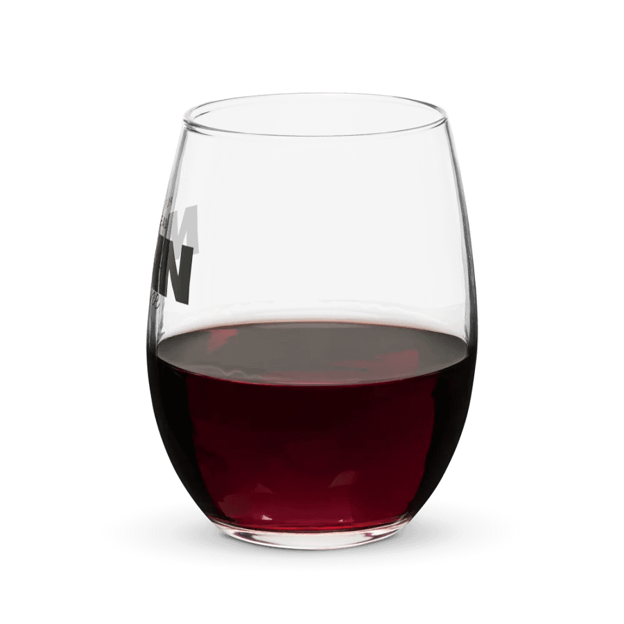 MANN Magazine Black Wine Glass product image (7)