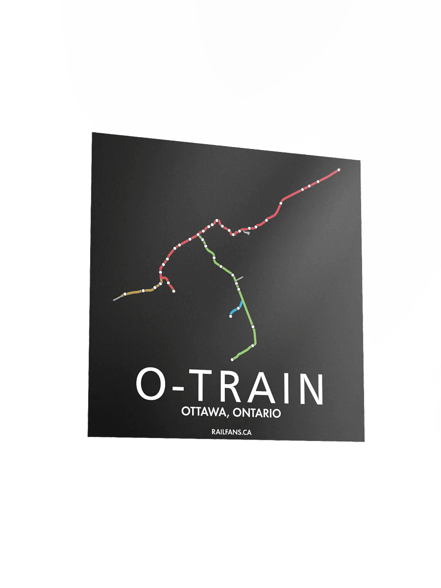 The Rail Fans Canada Transit Map - O-Train product image (2)