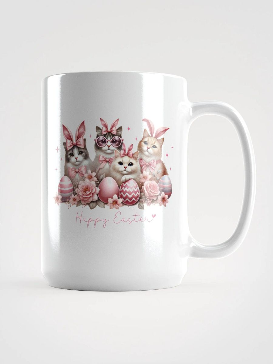 Easter Kitties White Glossy Mug product image (1)