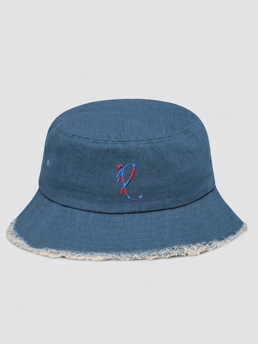 Patriotic OG Logo Emblem Distressed Denim Bucket Hat product image (1)