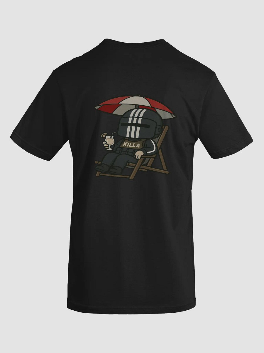 Off-Duty Killa Tee – Rest. Relax. Respawn. (Black) product image (4)