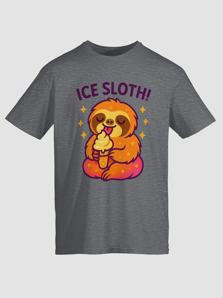 Ice Sloth! – Funny Sloth Ice Cream T-Shirt | Sloths Having Snacks Collection product image (5)
