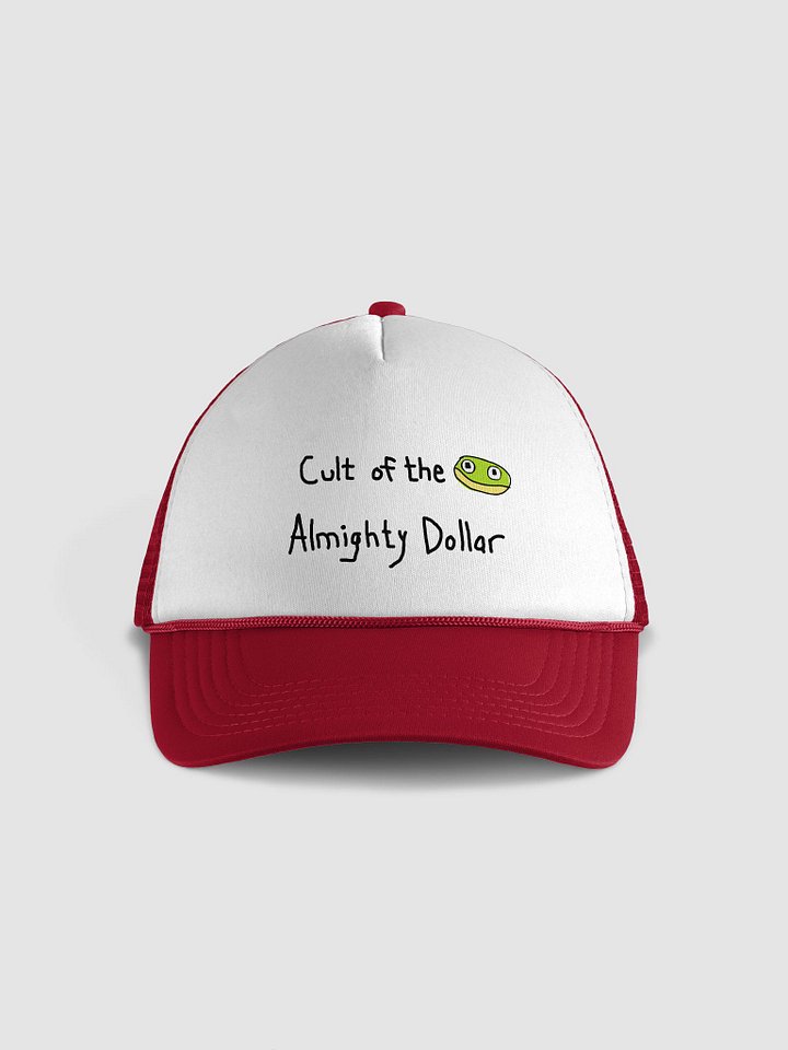 Red and White Cap, because every cult needs headgear 🐸 product image (1)