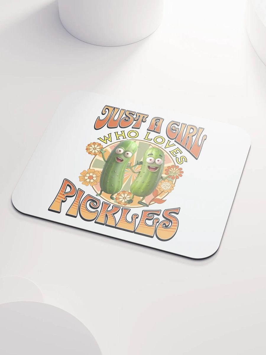 Just A Girl Who Loves Pickles Paradise Mouse Pad product image (3)