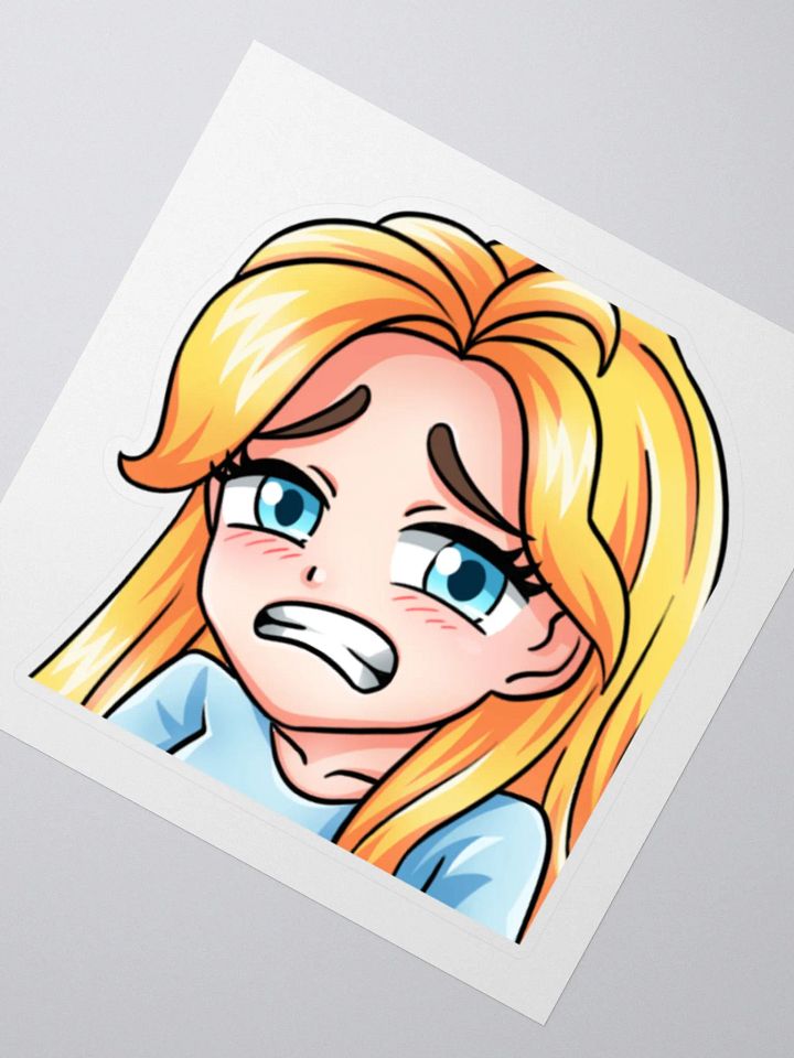 Melissa Cringe Emote Sticker product image (2)