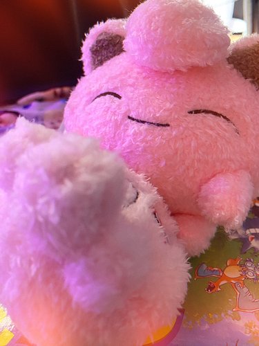 thank you @pr1ncesscoffee for this wonderful wonderful gift we opened on stream 🩷🌷 a sweet jigglypuff and igglybuff 🥹🤍 @pokem...