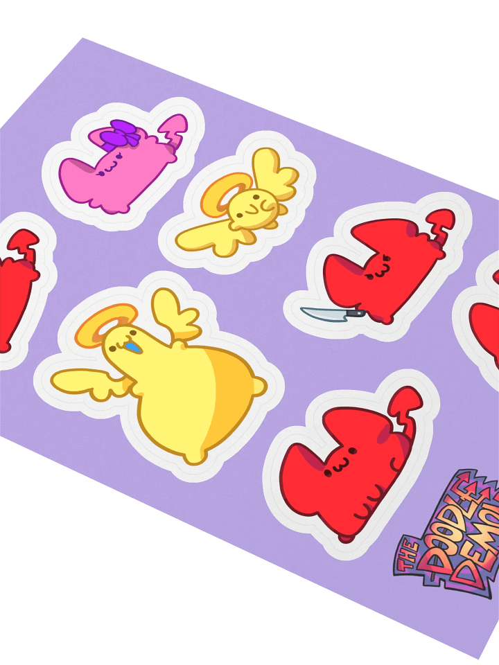 Doodle Demon Sticker Sheet product image (2)