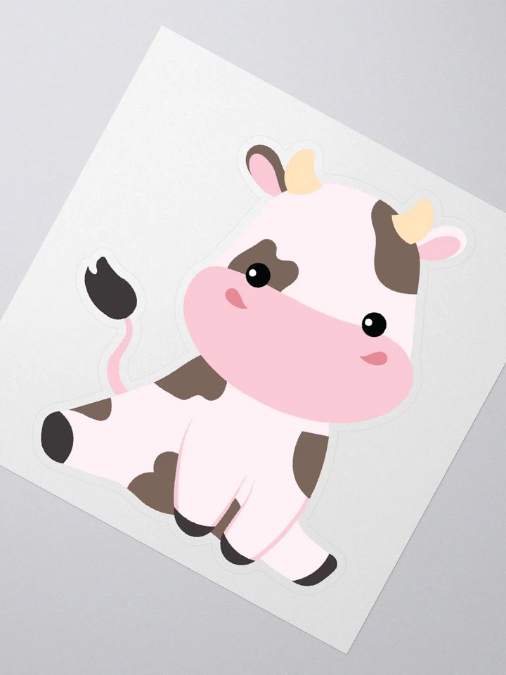 Jonnijean_ Cow Sticker product image (2)