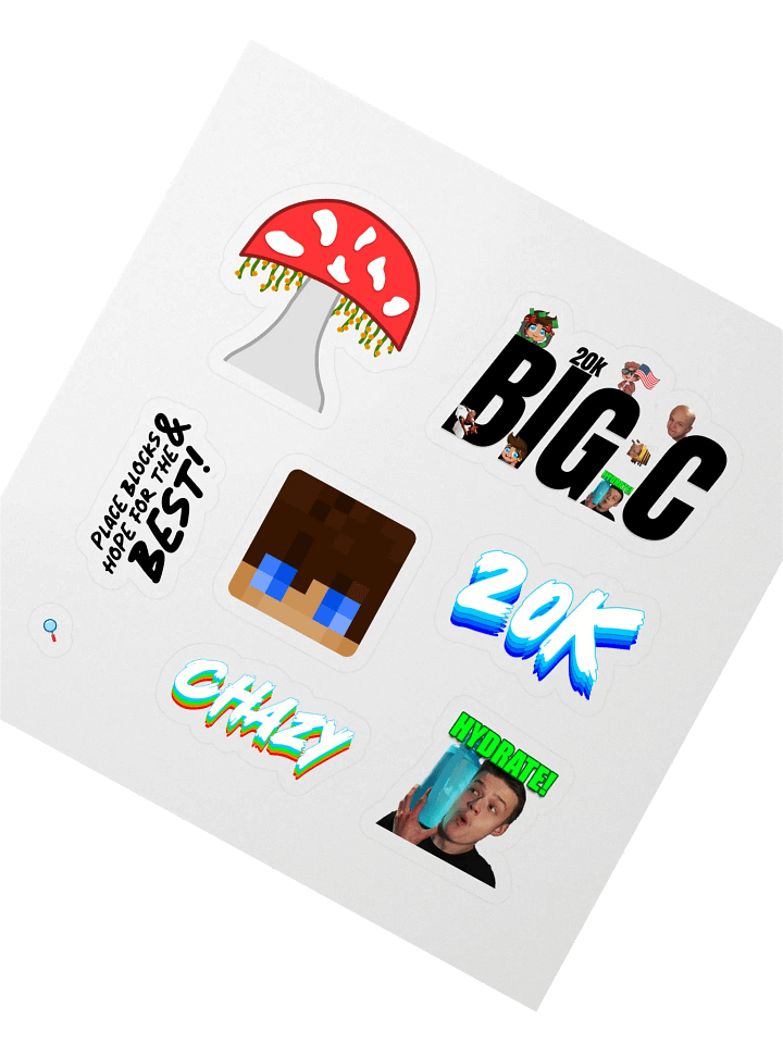 Chazyyyboi Multiverse Sticker Sheet (Limited Edition) product image (2)