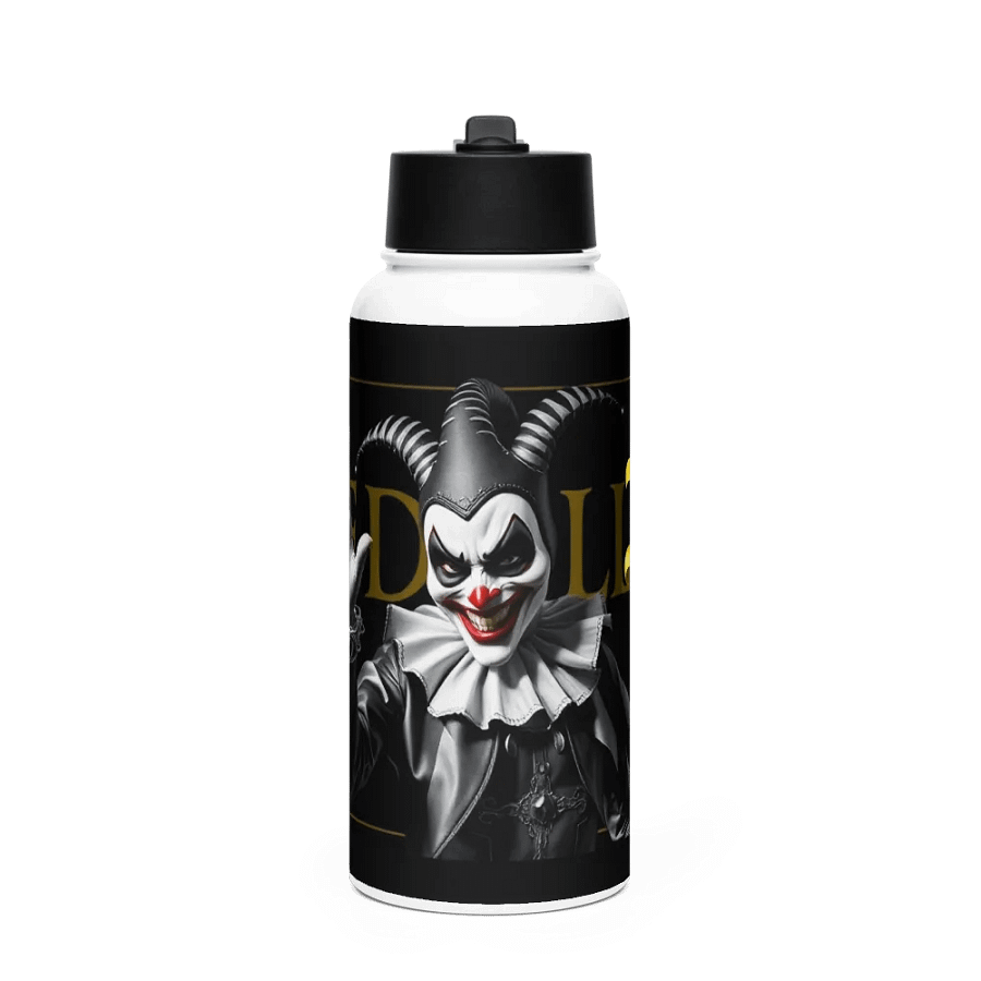 Sinister Jester Stainless Steel Water Bottle product image (1)