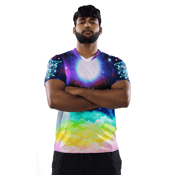 CerettaArt Rainbow Cloud Jersey Shirt product image (2)