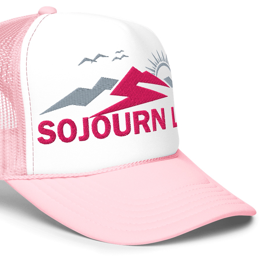 Sojourner Pink Old Skool Trucker Hat product image (5)