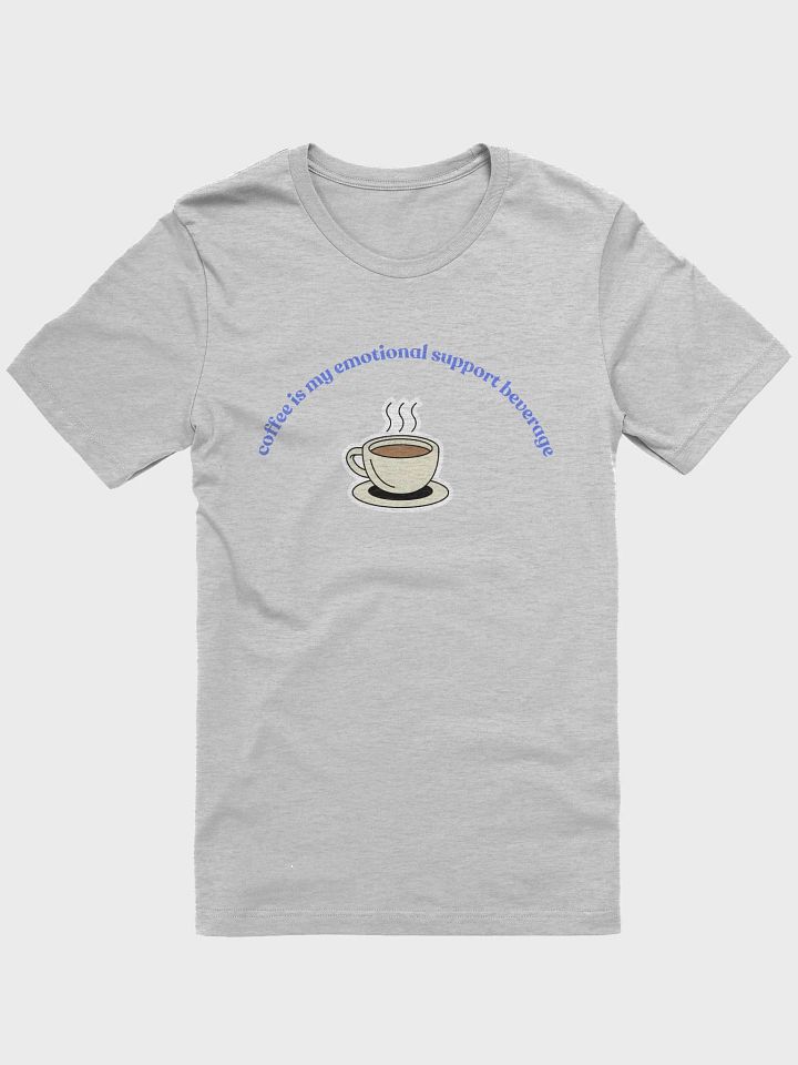 Coffee=Emotional Support T-Shirt (blue) product image (1)