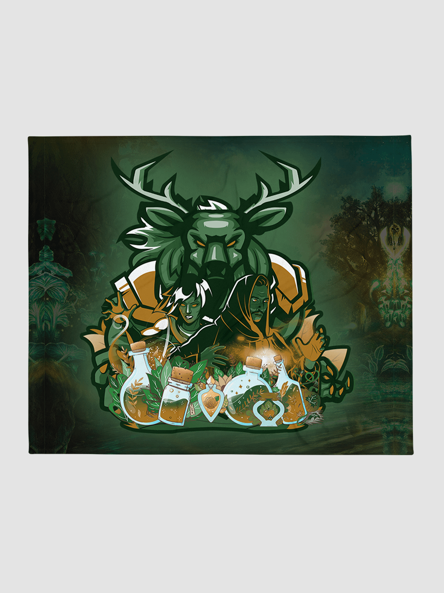 Companions of the Green Throw Blanket product image (1)