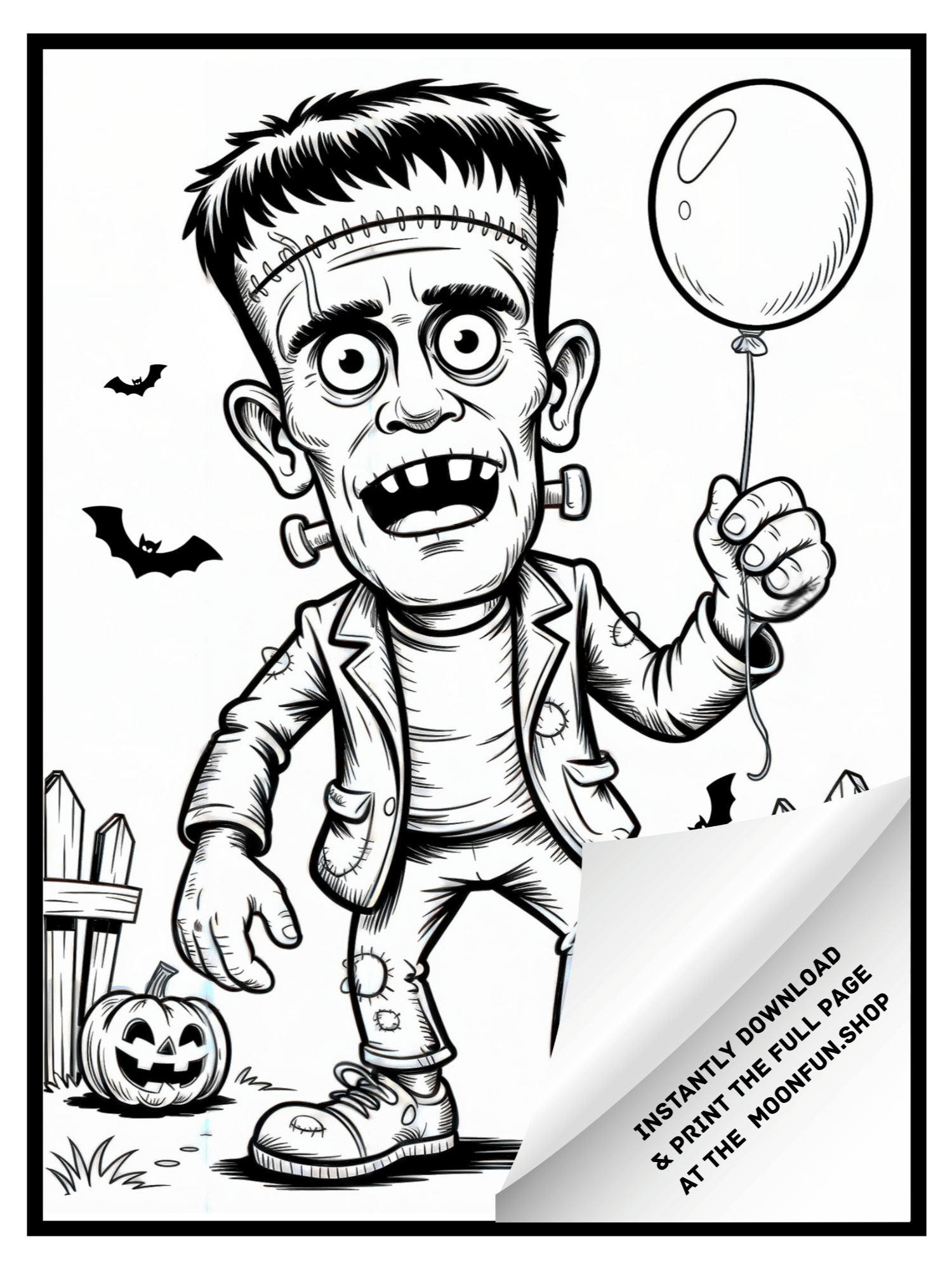 👨‍👩‍👧 Ultimate Family Halloween Bundle – 300+ Coloring Pages for All Ages product image (6)