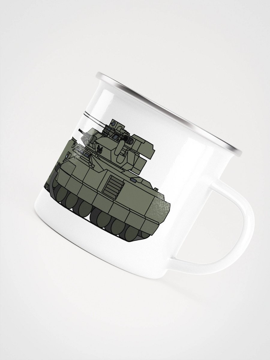Bradley Fires TOW Around Enamel Mug product image (5)