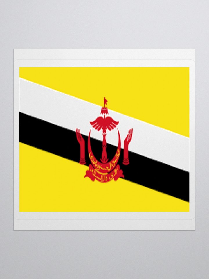 Exclusive Brunei Flag Kiss-Cut Stickers - High-Quality Vinyl, Multiple Sizes product image (2)