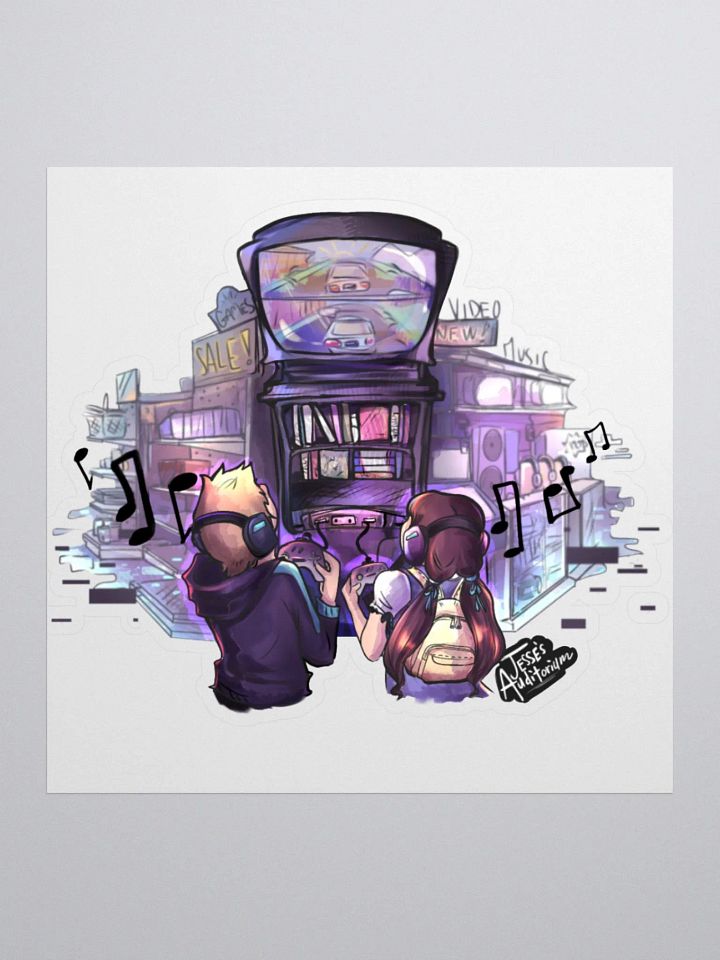 Kiss Cut Sticker - Purple Dreams product image (1)
