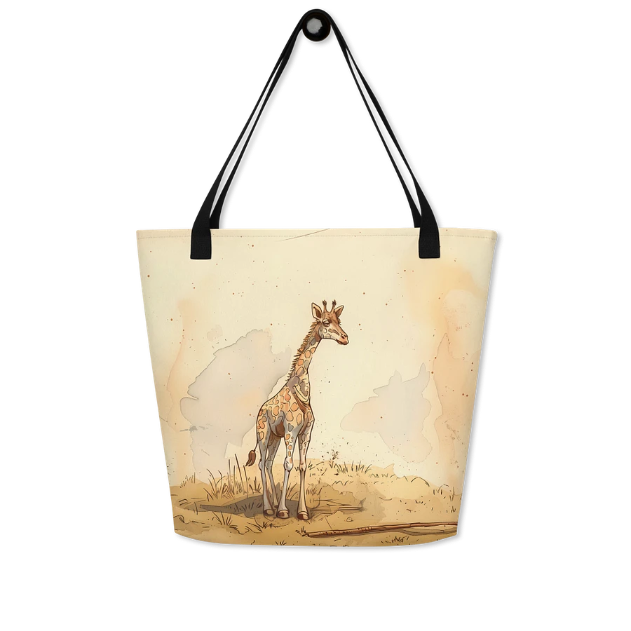 Tote Bag: Cute Giraffe Safari Chic African Savanna Wildlife Design product image (7)