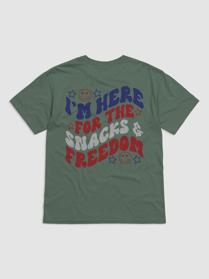Snacks & Freedom Patriotic Tee product image (25)