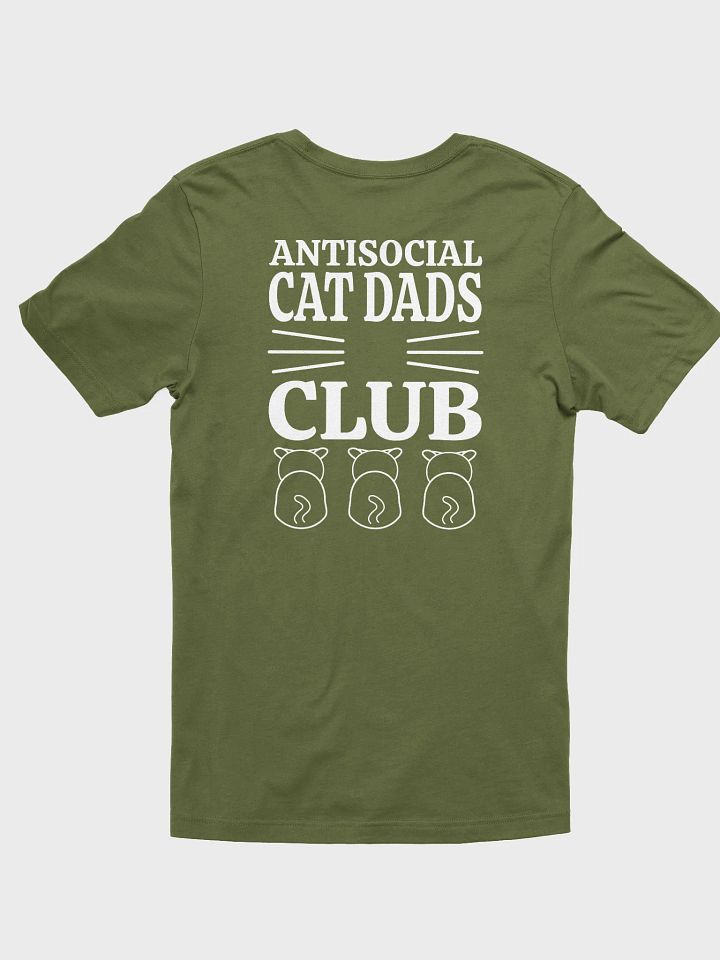 Antisocial Cat Dads Club 2 Unisex Tee (Back Print) product image (1)