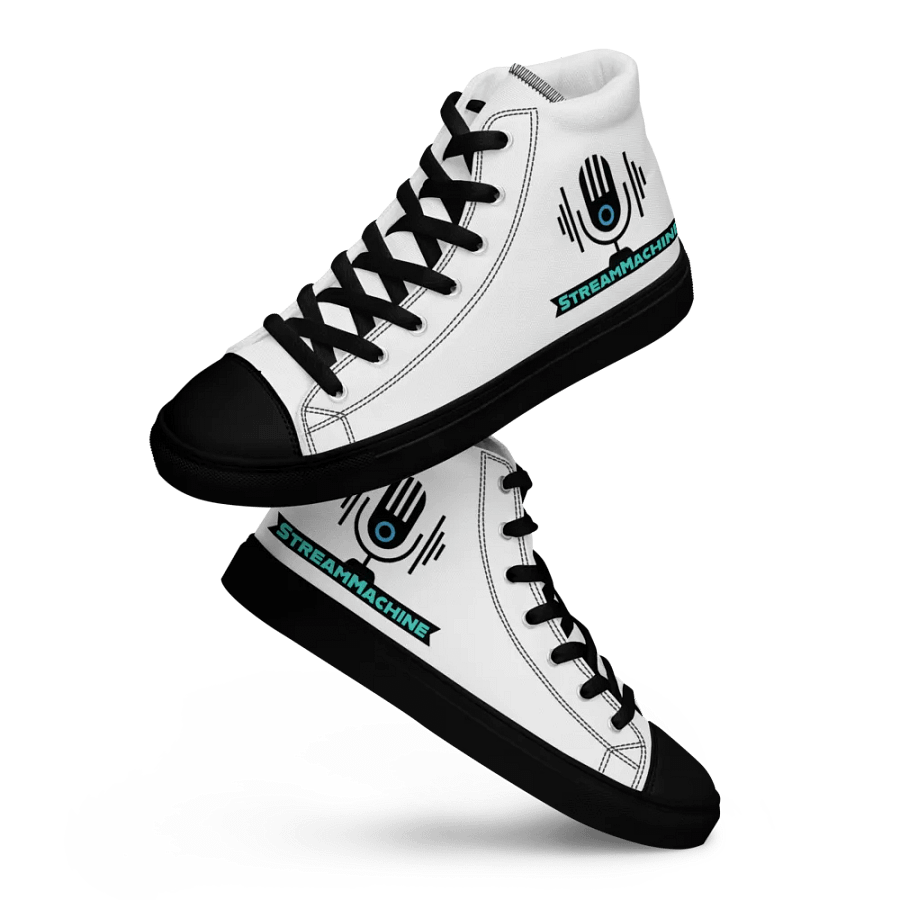 StreamMachine Men's High Top Canvas Shoes product image (11)