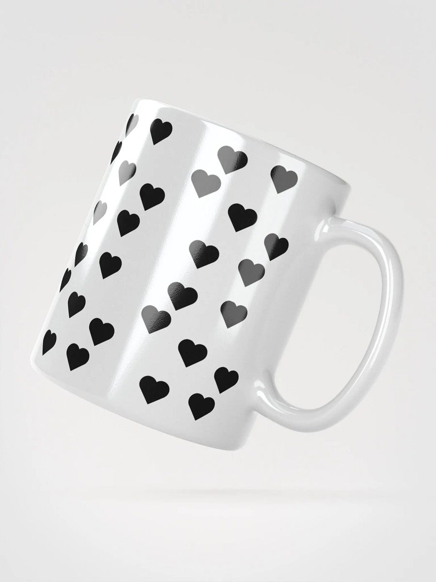 Heartfelt Grid White Glossy Mug product image (6)
