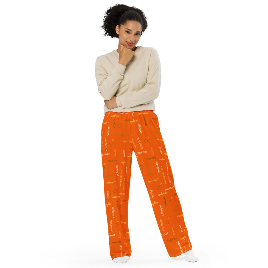 different perspectives orange PANTS product image (1)