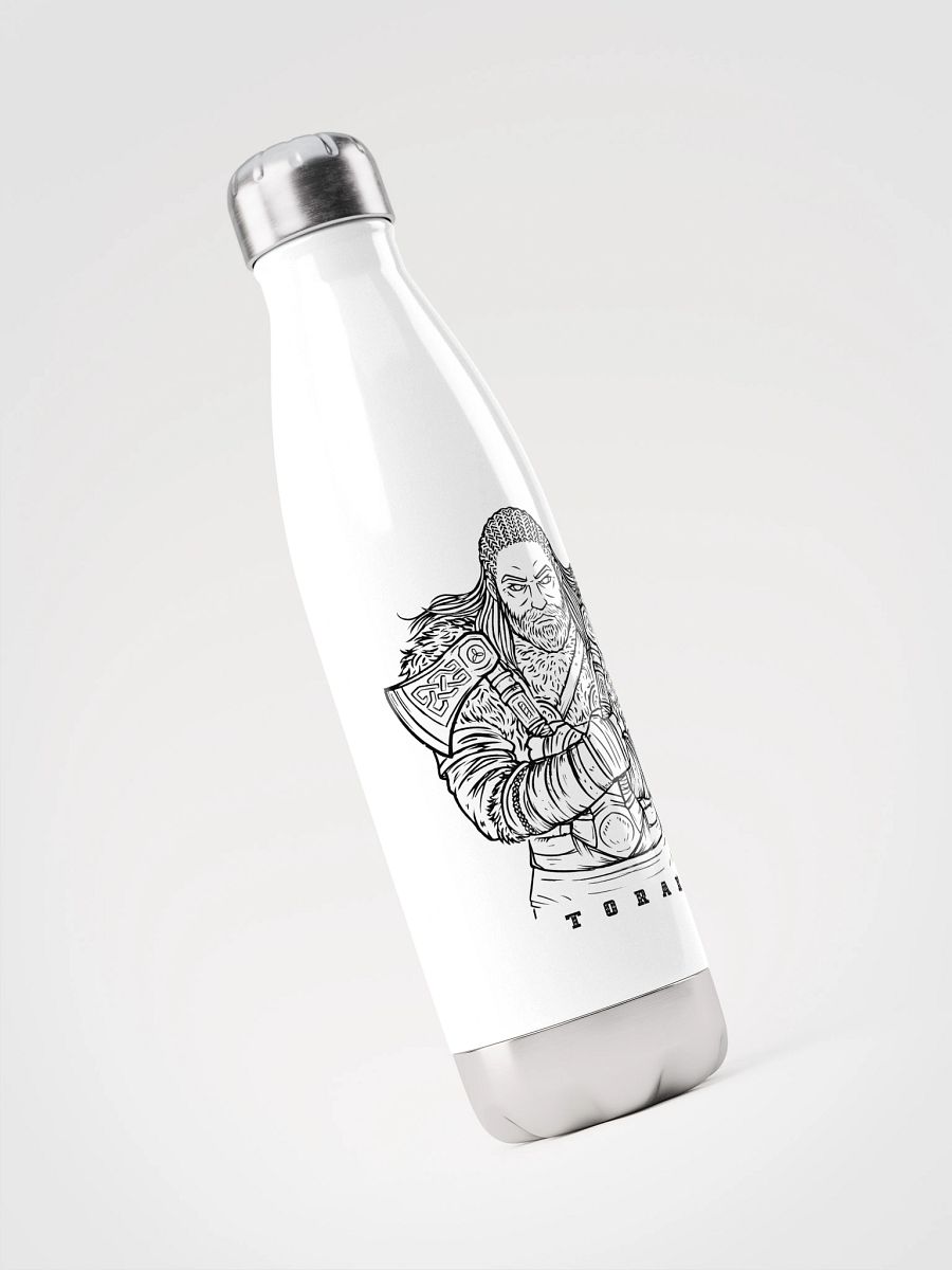 "Black Character" White Stainless Steel Water Bottle product image (3)