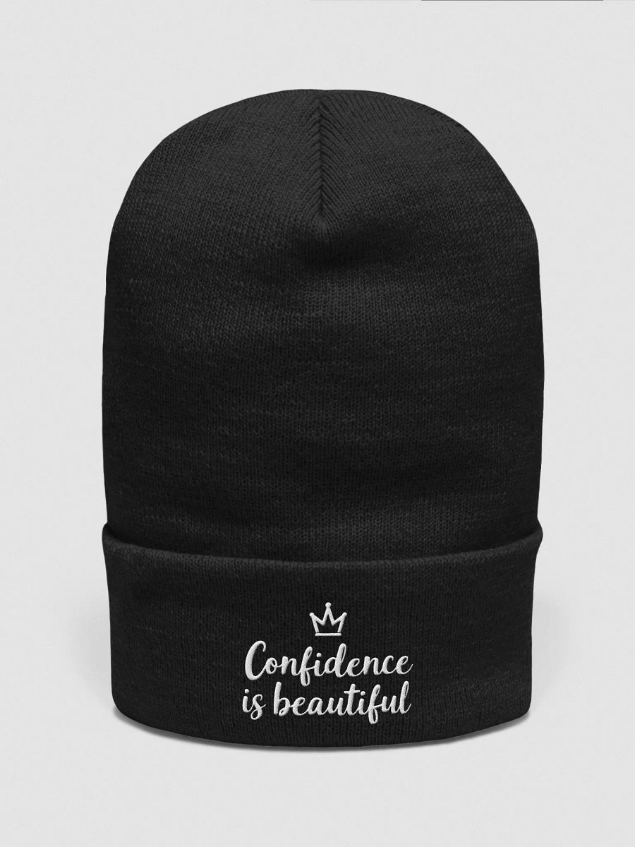 Unlock Your Inner Glow: How Blake Lively’s Quote  Confidence is Beautiful  Can Transform Your Life – Wear It Proudly with Our Exclusive Beanie! product image (1)