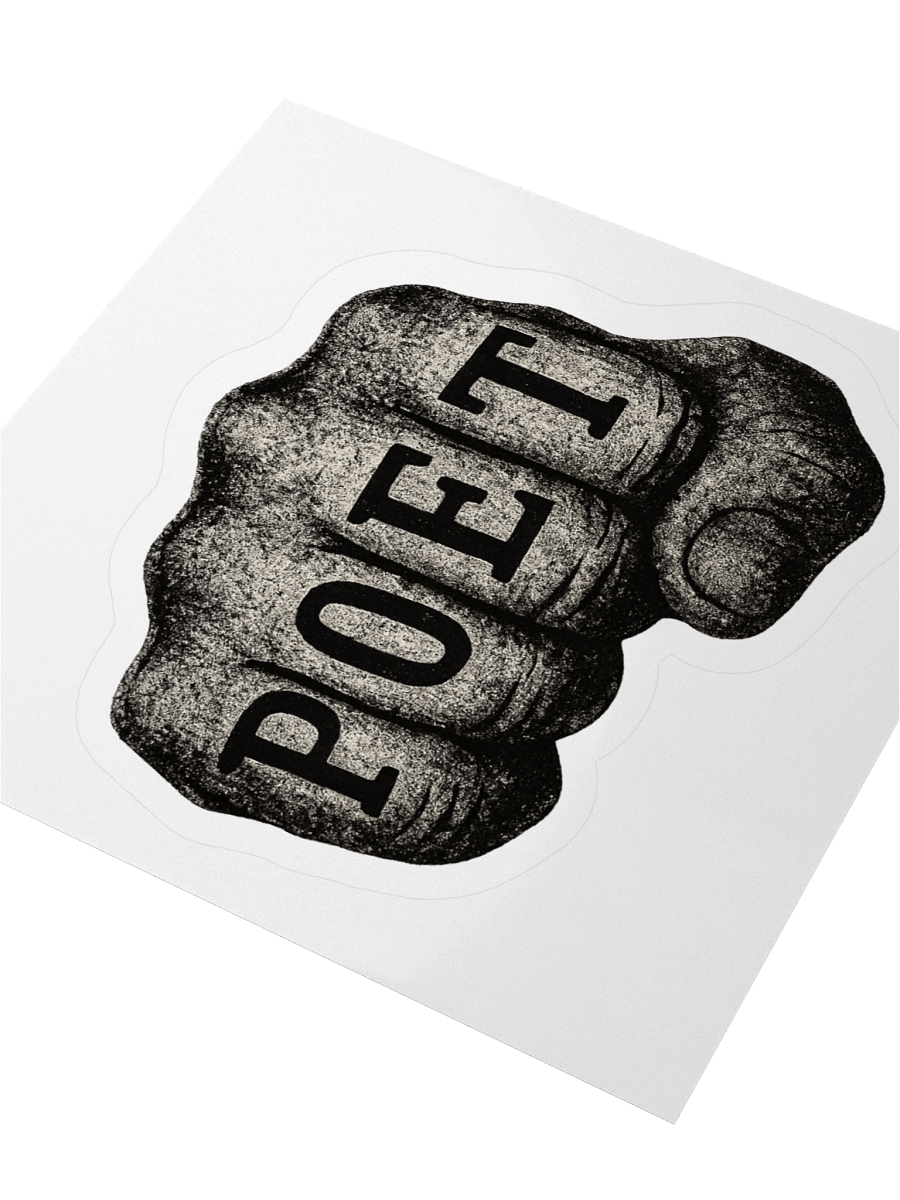 Poet Fist Sticker product image (9)
