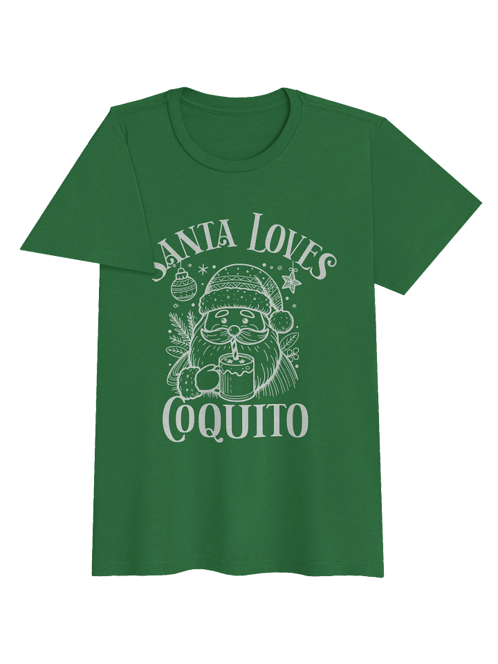 Santa Loves Coquito T-Shirt Mujer product image (5)