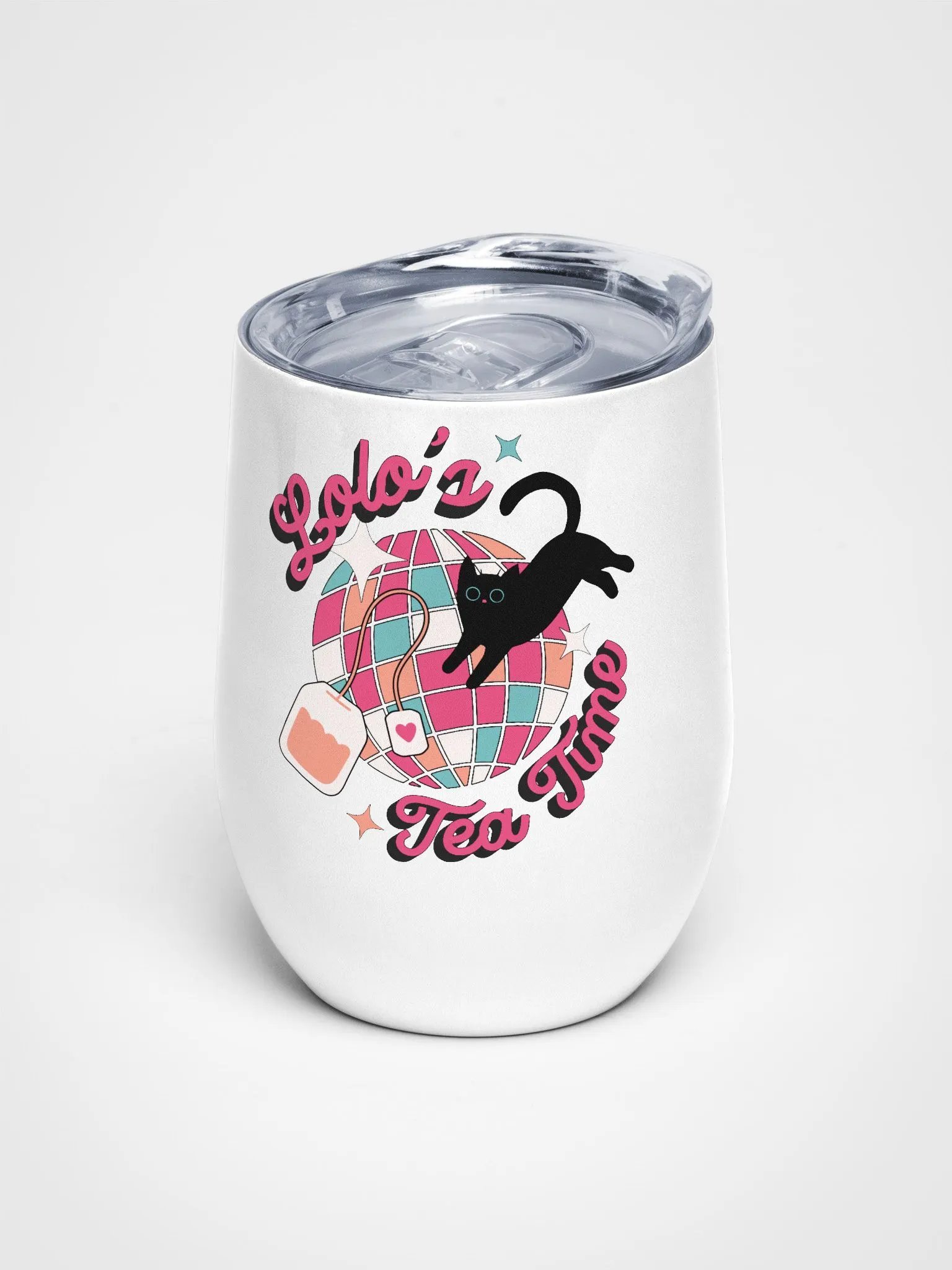 Tea Time Wine Tumbler product image (1)