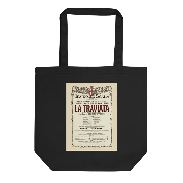 Vintage-Style La Scala La Traviata Tote Bag product image (1)
