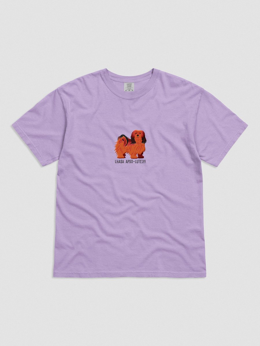 Lhasa Apso-lutely T-Shirt(Embroidered) of a Lhasa Apso(Red) product image (41)