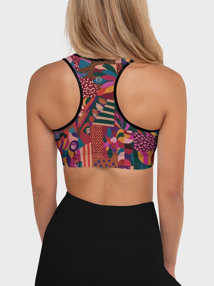 Sport Bra "Abstract African Ethnic Pattern" product image (2)