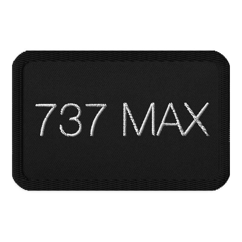 Boeing 737 MAX - Embroidered Patch
